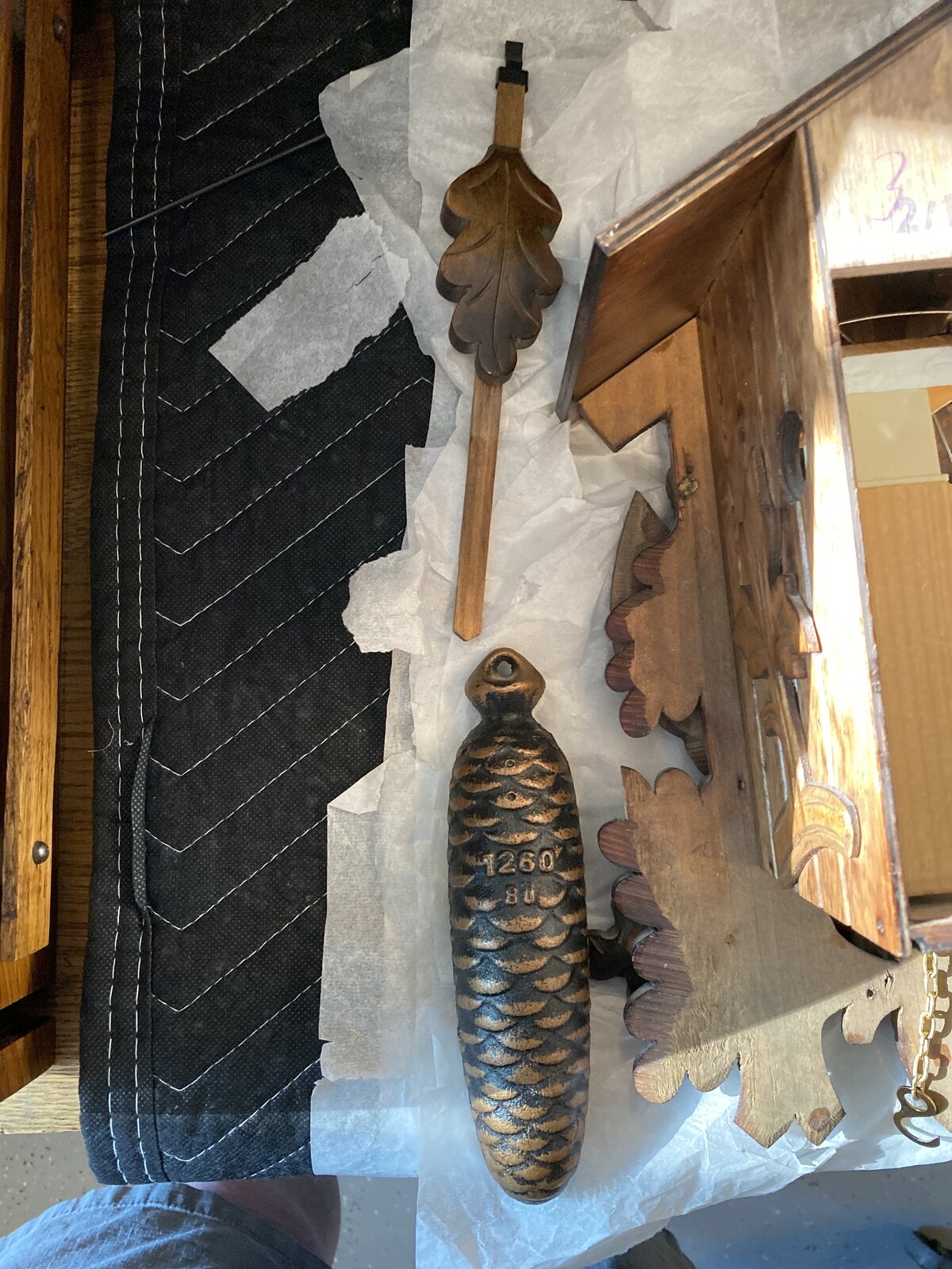 Regula 34 Cuckoo clock. Stop dead after running for about 1 minute