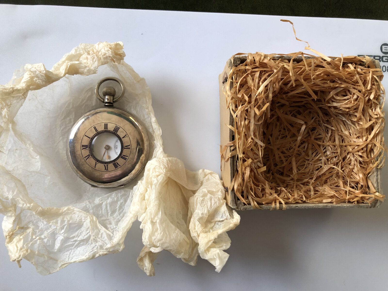 JW Benson repair/transit box with silver half hunter 1937 NAWCC Forums