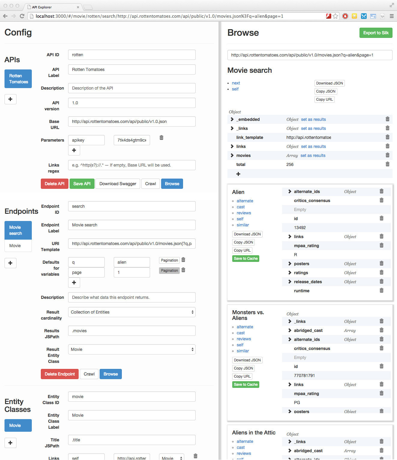 GitHub mb21/apiexplorer GUI tool to map any JSONbased  API