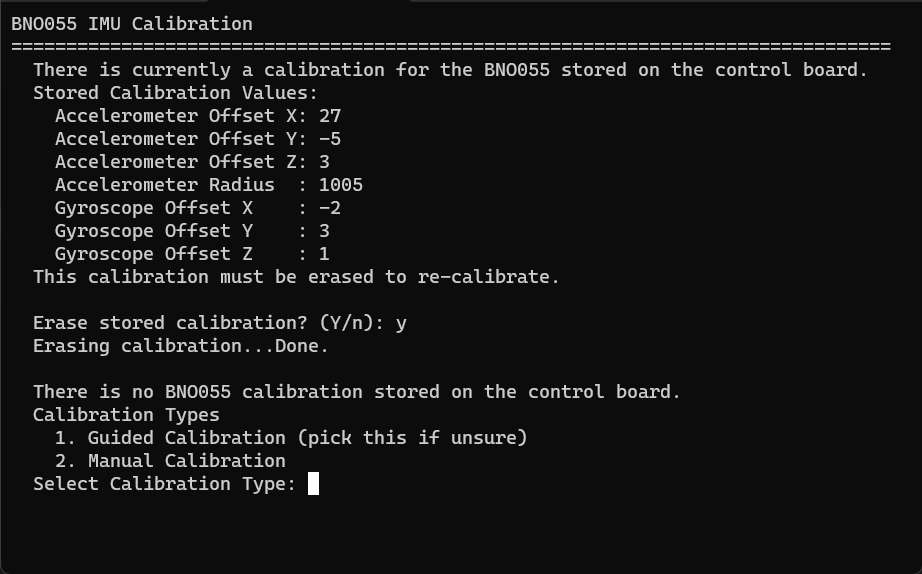 Sensor Calibration AUV Control Board