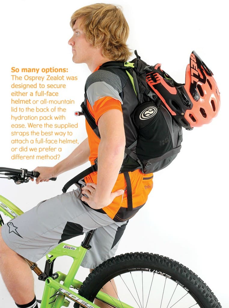 Product Test Osprey Zealot 15 hydration pack Mountain Bike Action
