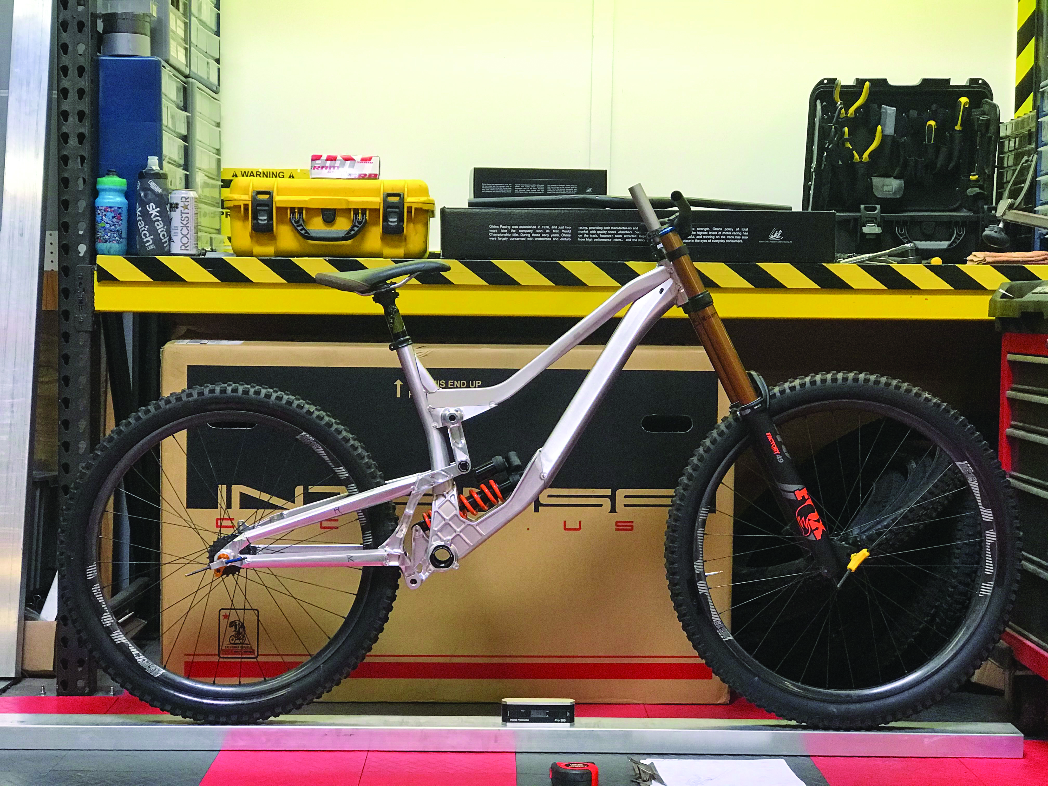 Aaron Gwin And His Intense 29"/27.5" Downhill Bike Mountain Bike