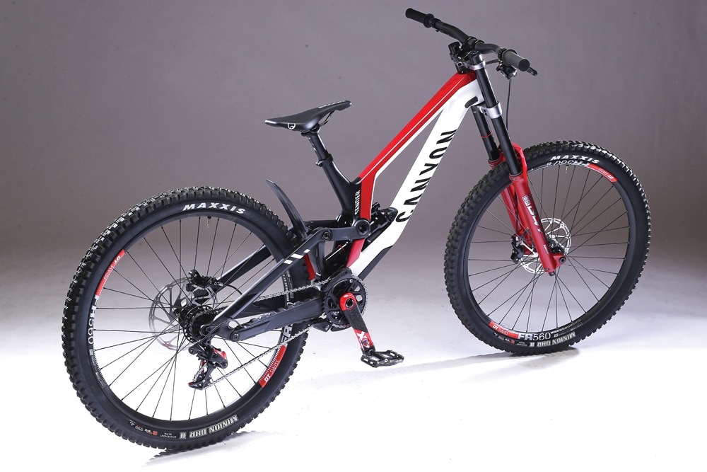 Mountain Bike Action Bike Review Canyon Sender CFR Downhill Bike