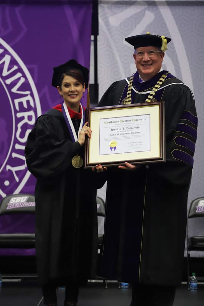 Jennifer Rothschild awarded honorary doctorate from Southwest Baptist