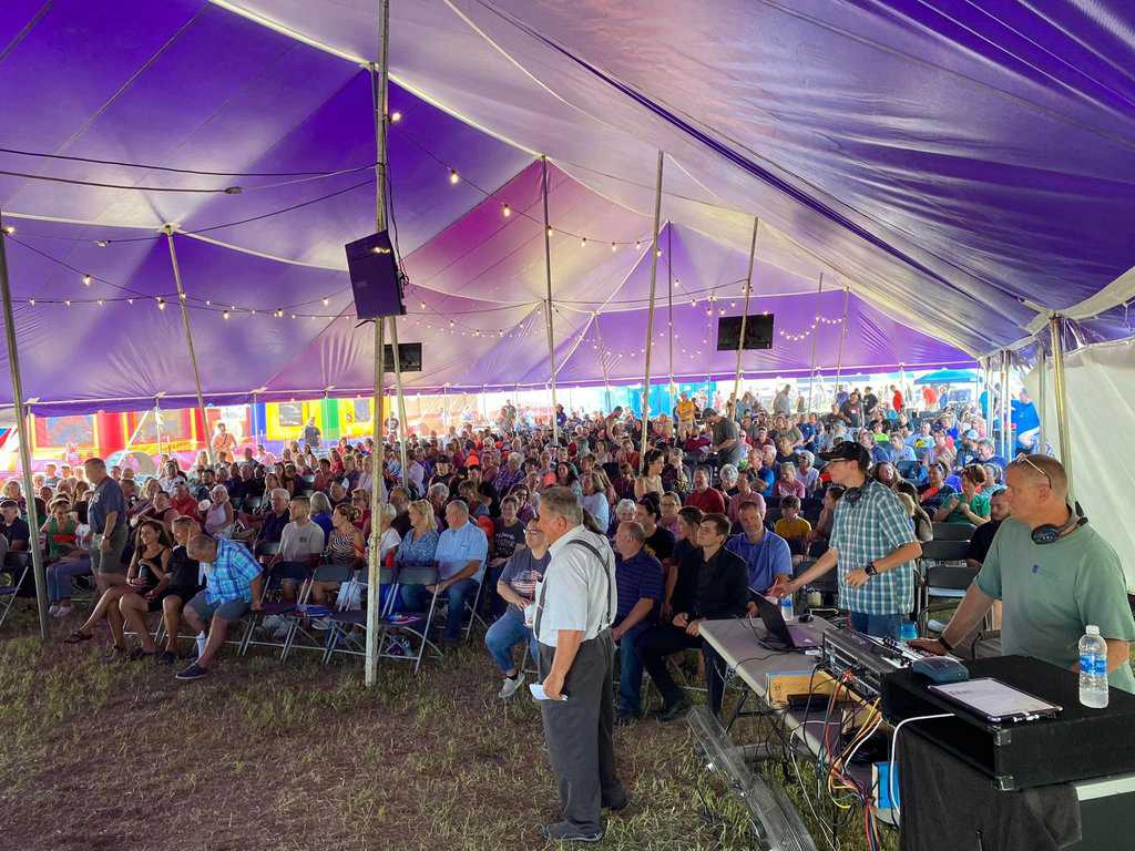 Fortyone people find faith in Christ during Lifepointe, Sedalia, tent