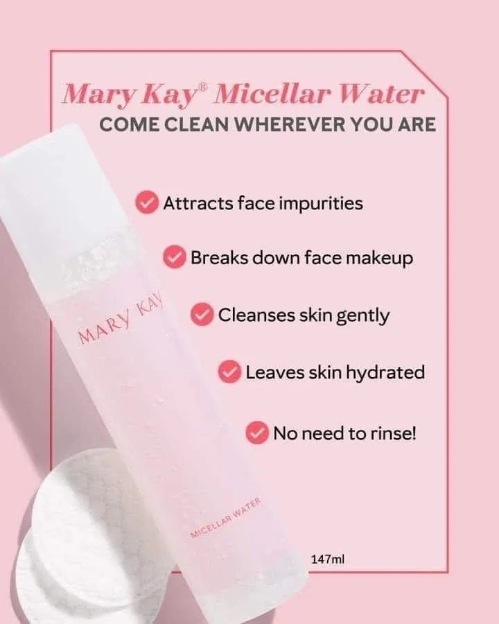 Mary Kay Micellar Water and Hydrogel Eye Patches Mary beth Dulin