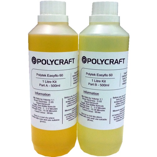 Polytek EasyFlo 60 Polyurethane Liquid Plastic Casting Resin mbfg.co.uk
