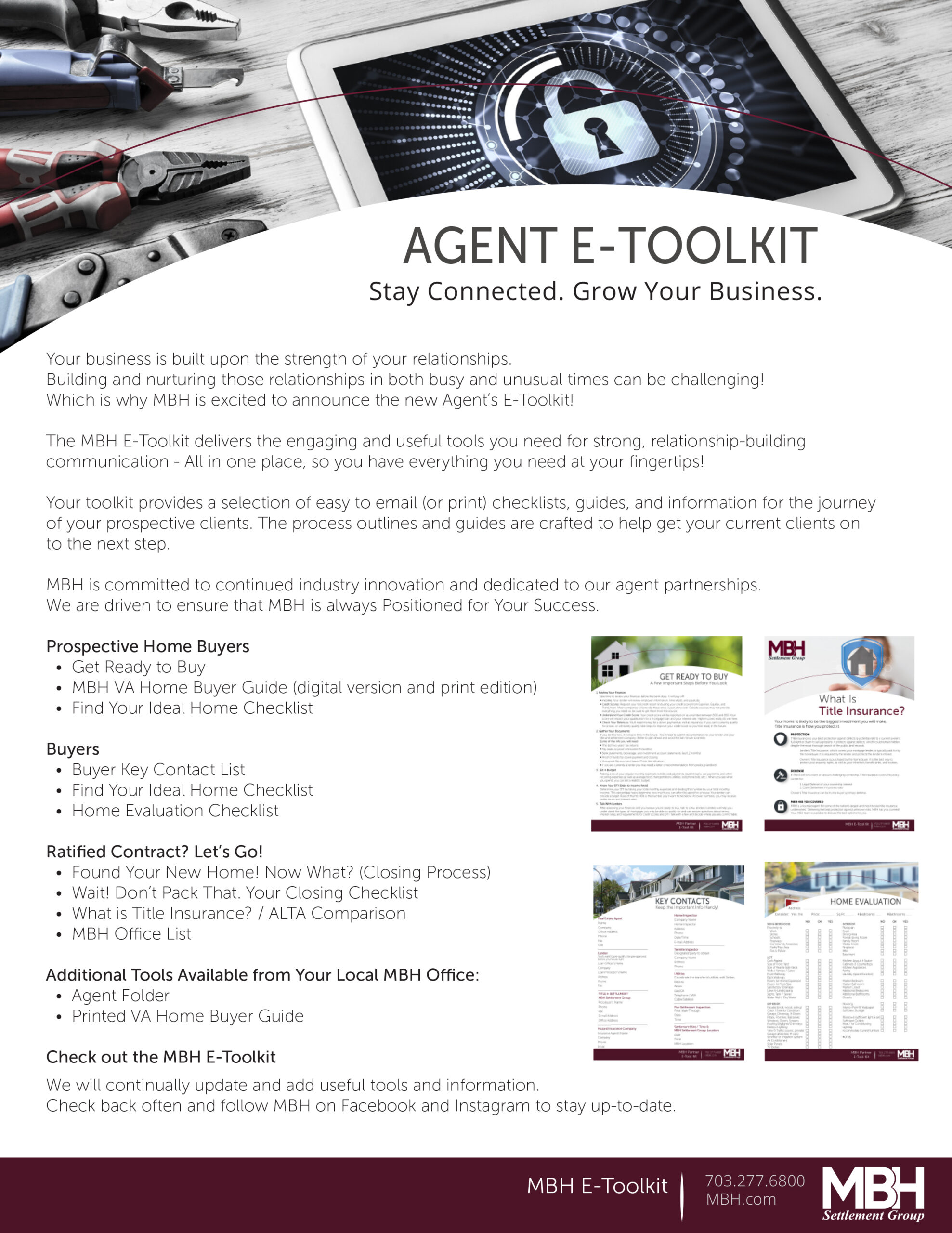 Real Estate Agent Resources MBH Settlement Group