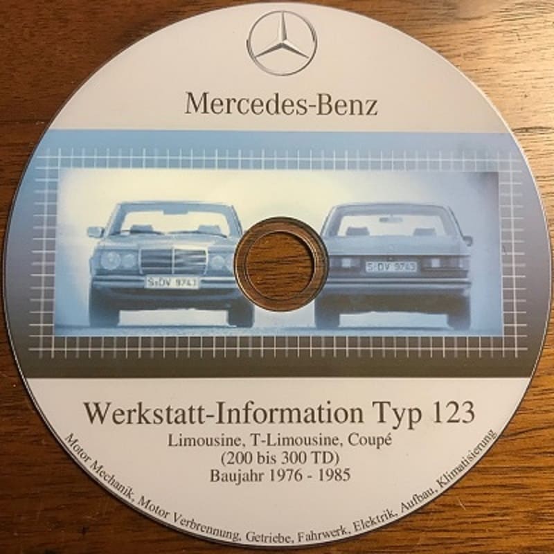 Mercedes Benz 123 W123 Service Repair Manuals