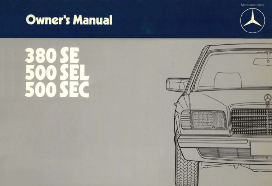 Mercedes-Benz S-Class PDF Workshop and Repair manuals