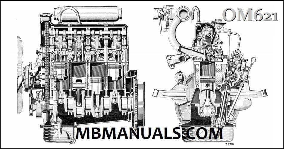 Mercedes Benz OM621 Diesel Engine Service Manual .pdf