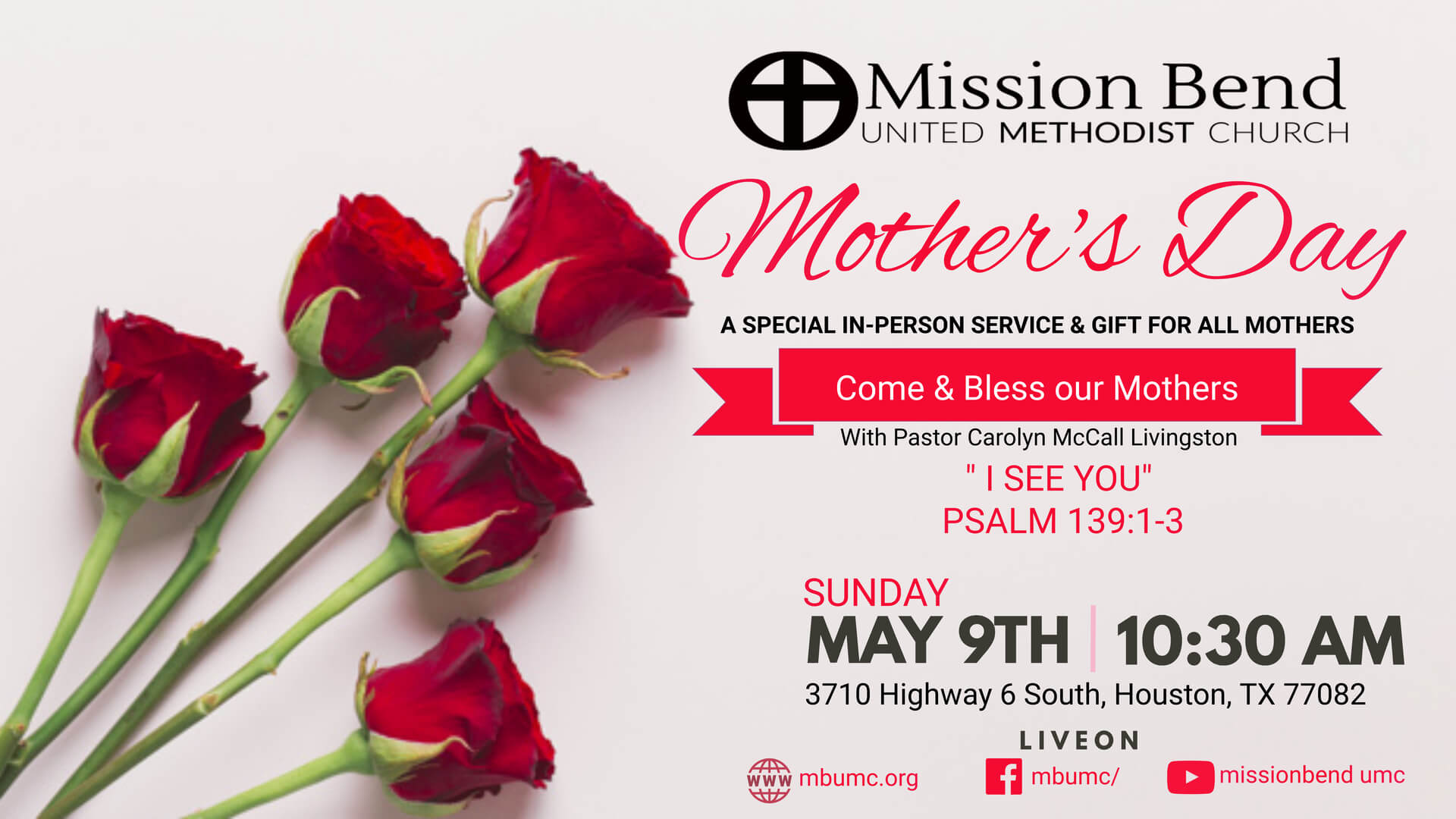 Mother S Day Mission Bend United Methodist Church