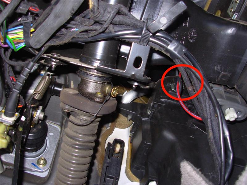 Where is the evap temp sensor on a 1994 W202? Forums