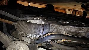 torn steering boot, how to replace? - MBWorld.org Forums