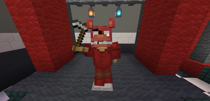 FNAF Heads Minecraft Resource Pack 1.16.0.64, 1.16, 1.15, 1.14, 1.13, 1