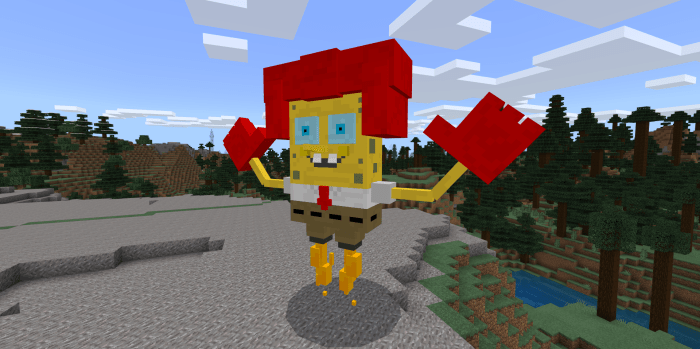 Spongebob Minecraft PE Addon / Mod