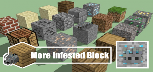 More Infested Block Minecraft PE Addon