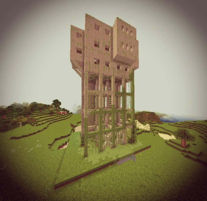 Post Apocalyptic Structures Minecraft Addon