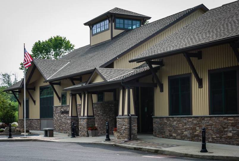 Gardiner Library Inside + Out Upstate NY