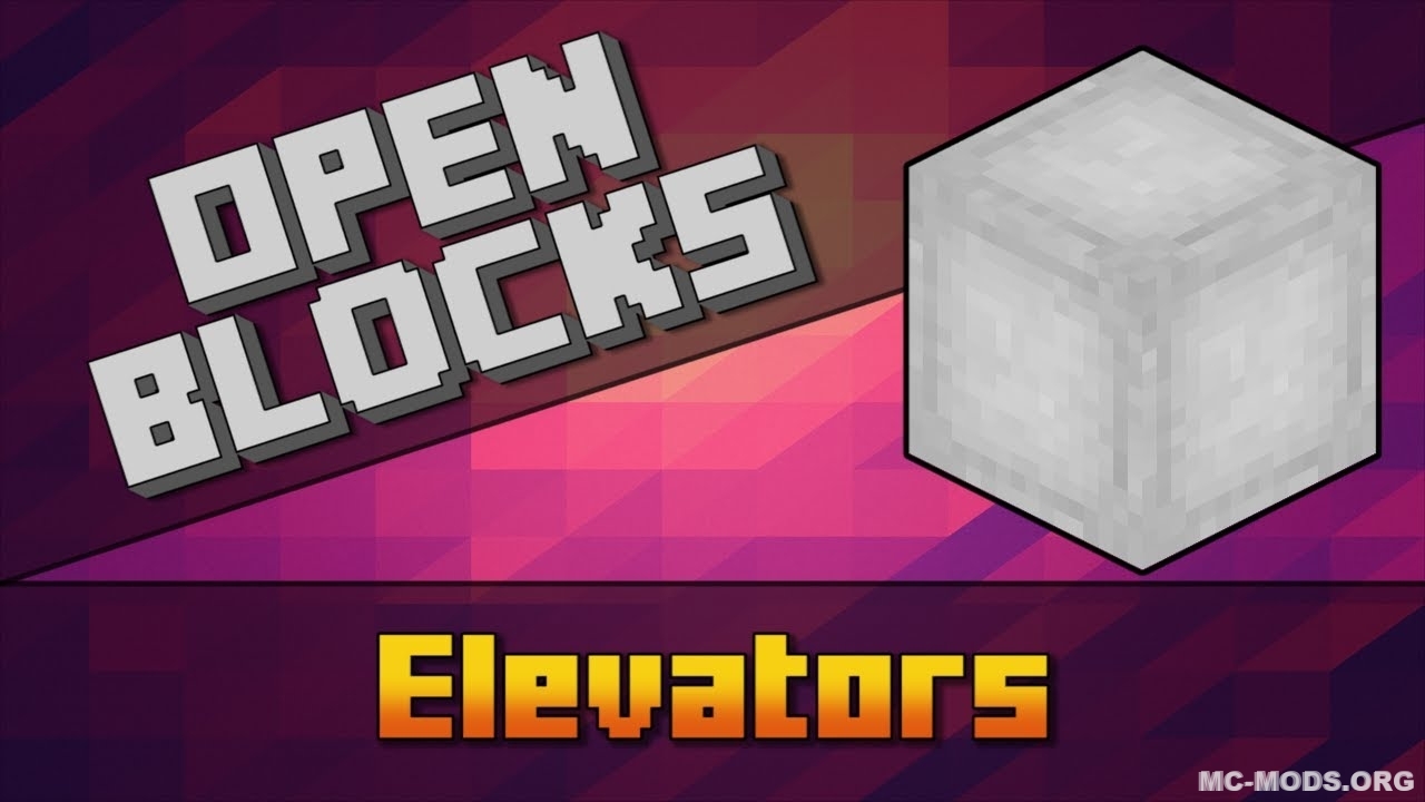 Openblocks Elevator Mod 1 13 1 12 2 Mc Mods Org