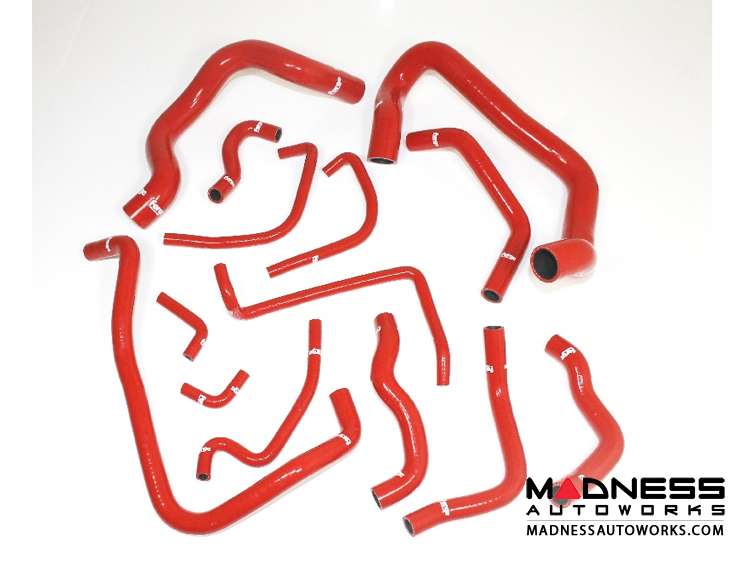 MINI MINI Cooper S 2.0L Diesel Silicone Coolant Hoses by Motorsport Red parts for MINI.