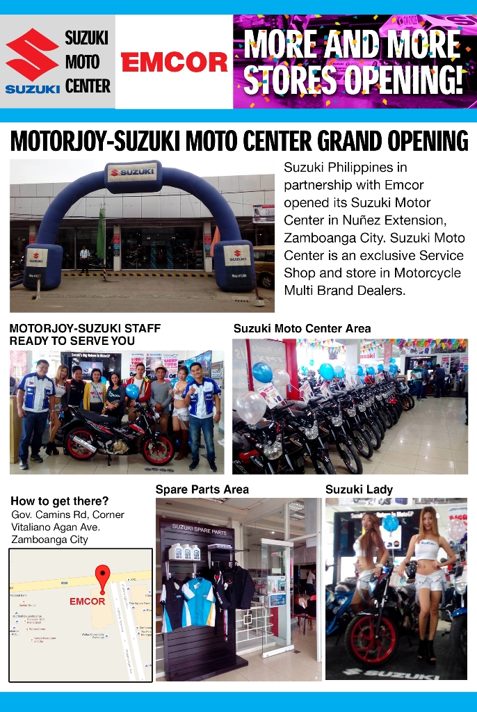 Motorjoy Zamboanga City Suzuki Moto Center Grand Opening Suzuki