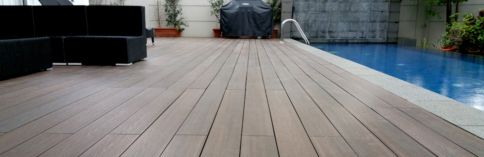 Timber Decking Singapore Natural Rain and Sun Resistance