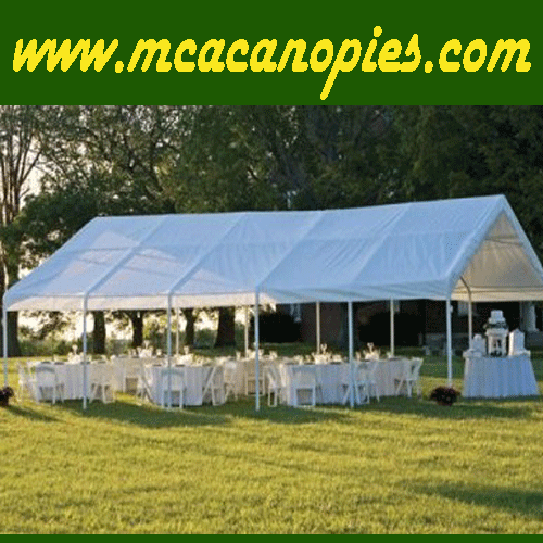 16′ X 20′ Valance Canopy 13/8″ (16′ X 20′ Top Cover) mcacanopies