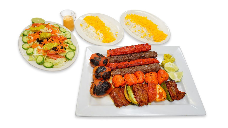 Family Kebab Plate M Cafe & Grill Restaurant