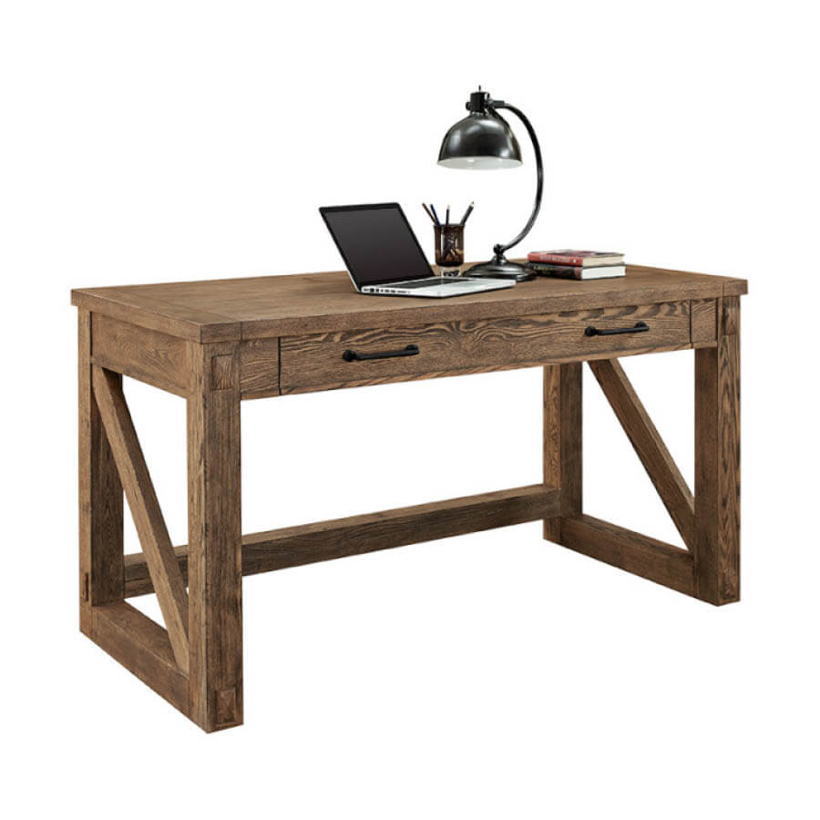 Hartford White Writing Desk McAleer's Office Furniture, Mobile, AL