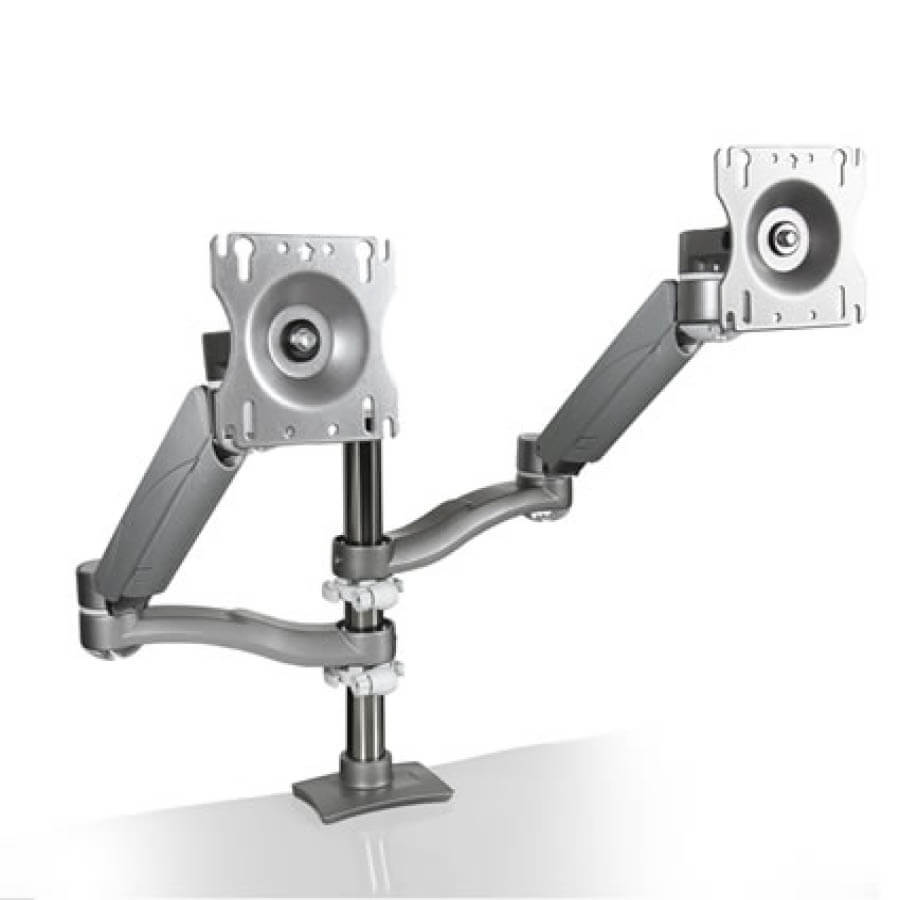 DualScreen, Double Extension Dual Height Monitor Arm McAleers Office