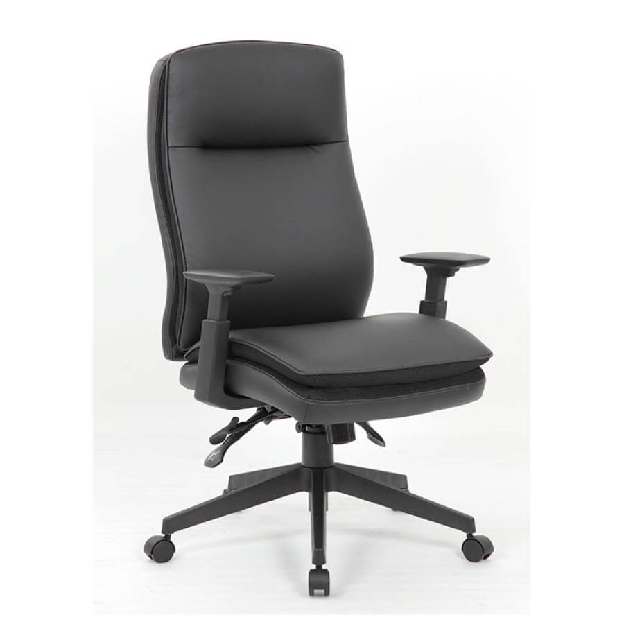 Executive High Back Chair w/ Adjustable Arms McAleers Office
