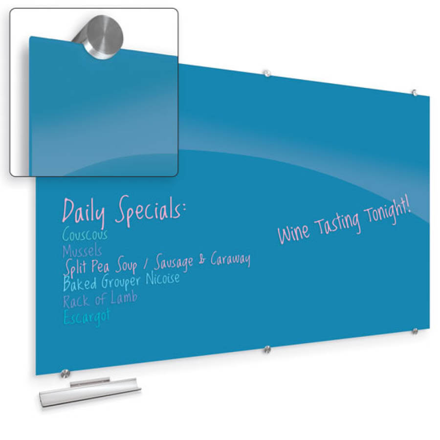 36" Glass Dry Erase Whiteboard by MooreCo McAleer's Office