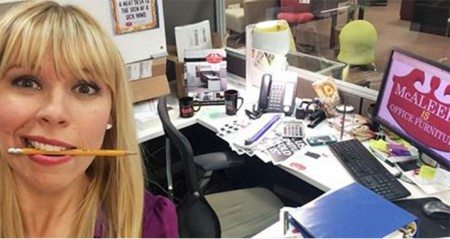 Tips for taking a great Messy Desk Selfie - McAleer's Office Furniture
