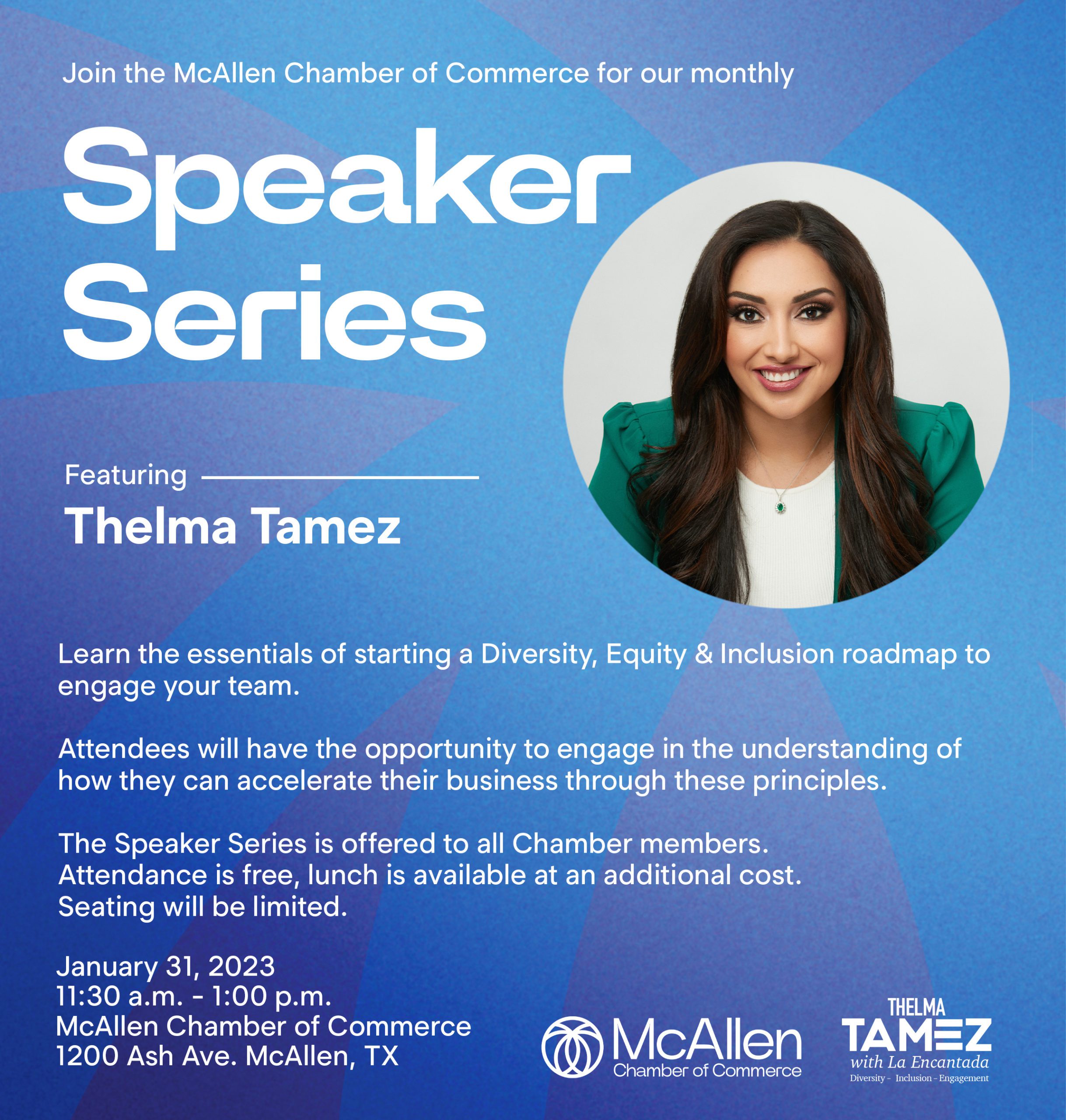 Speaker Series Thelma Tamez McAllen Chamber of Commerce