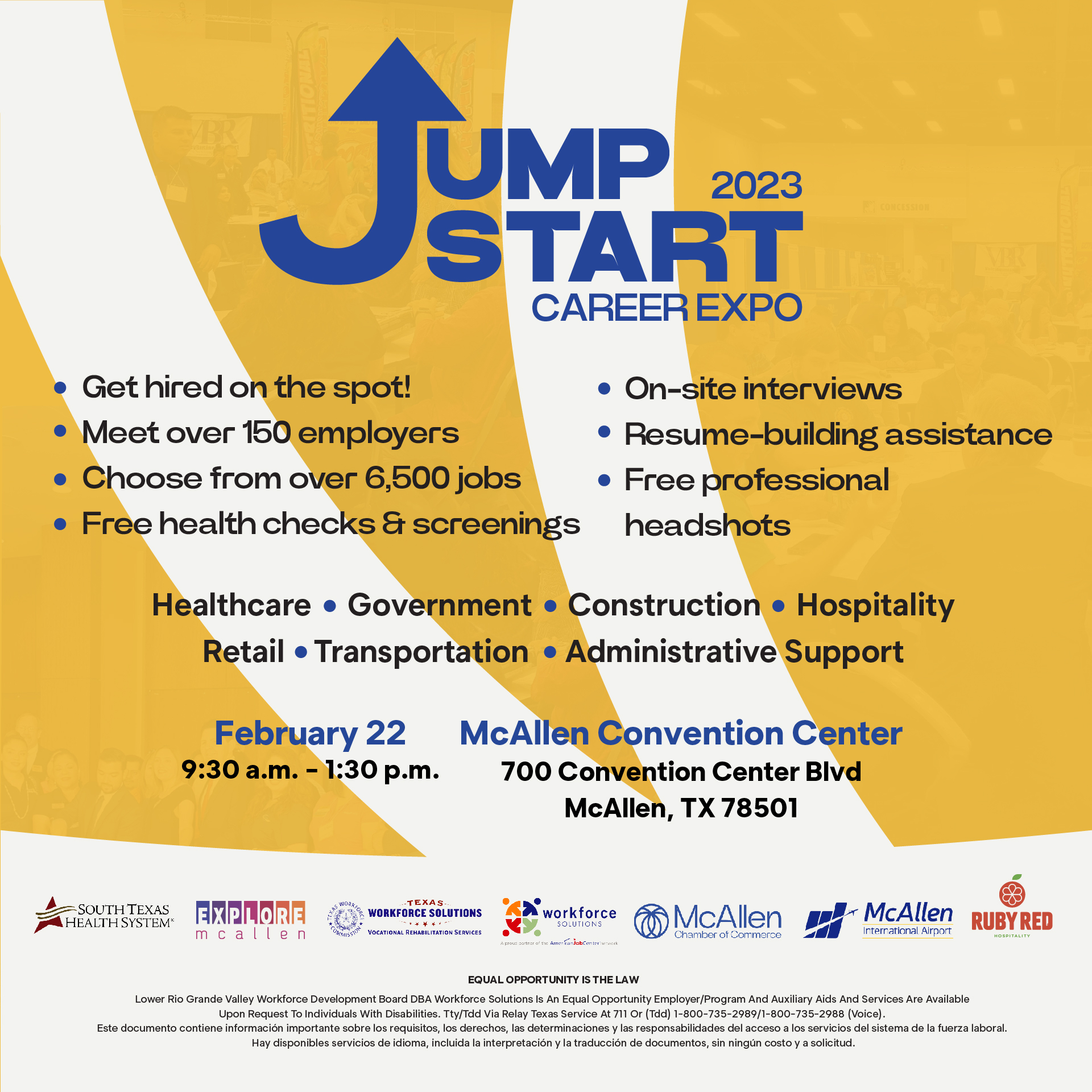 Jumpstart Career Expo McAllen Chamber of Commerce