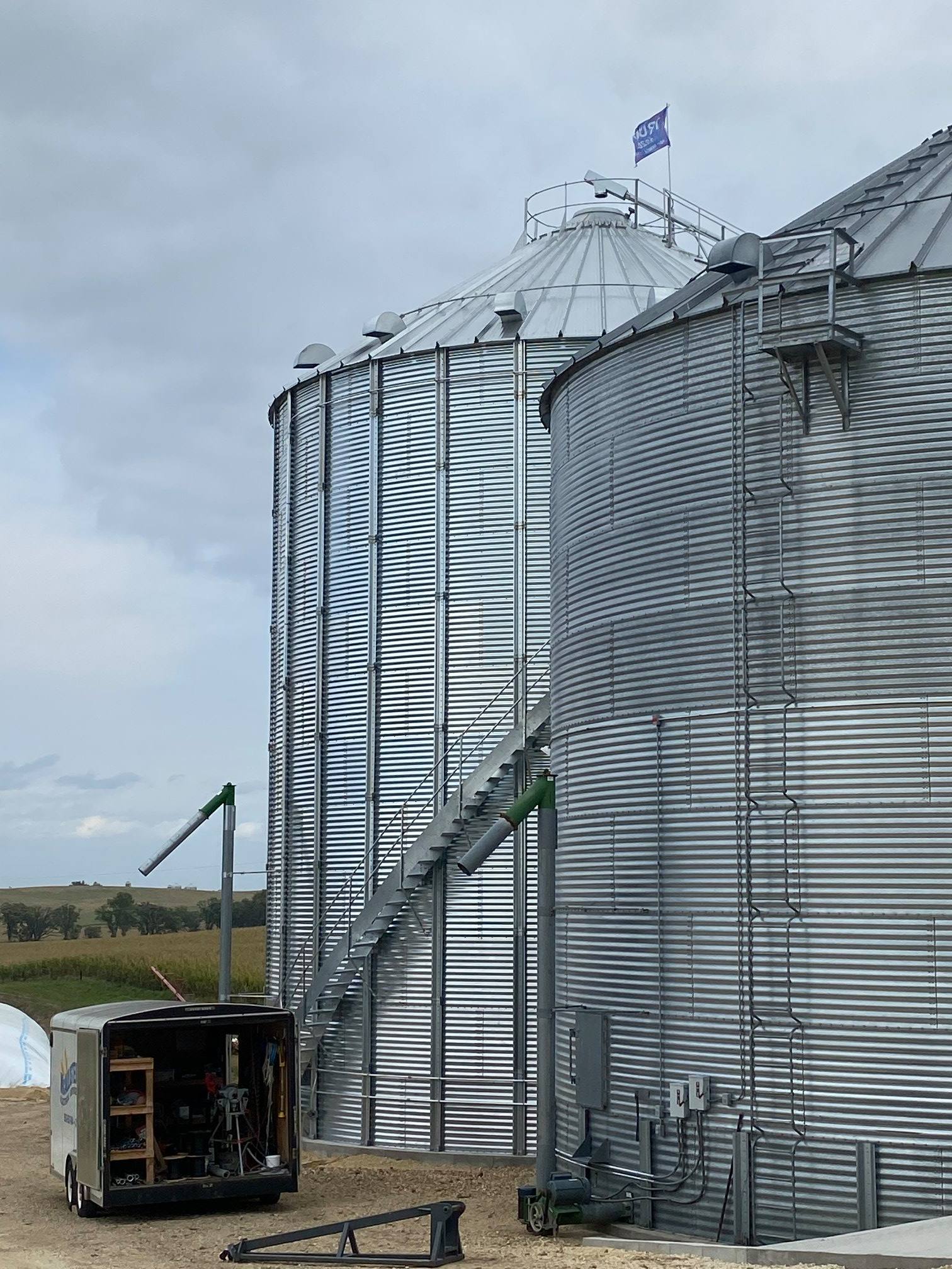 Grain Bin Setup Electrical Needs McAllister Electrical Services