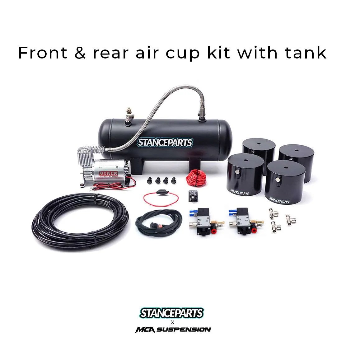 Skyline R33 GTR MCA Pro Stance Suspension Kit With Air Cups