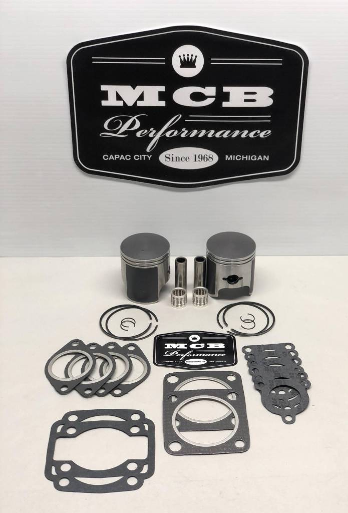 ARCTIC CAT Z440 JAG 440 PANTHER 440 BEARCAT 440 PISTON KIT WITH TOP END