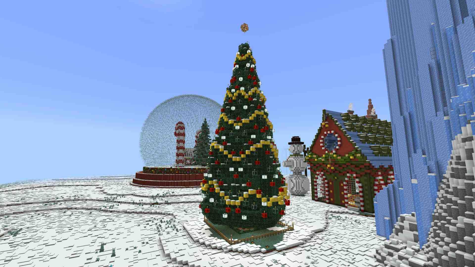 Minecraft Christmas City Map Maps Minecraft Bedrock