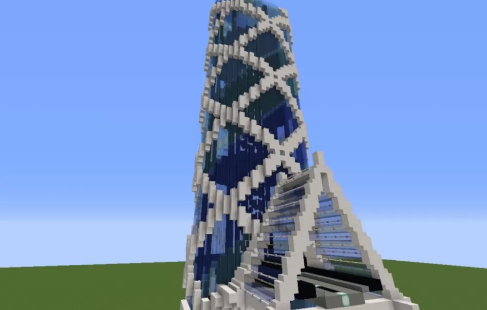 Eiffel Tower Schematic Minecraft schematic