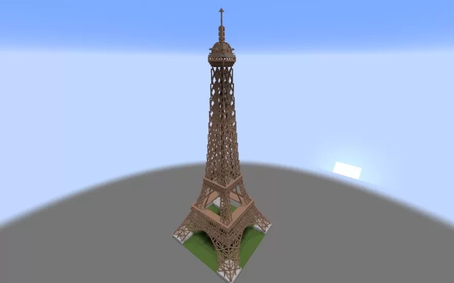 Eiffel Tower Schematic Minecraft schematic