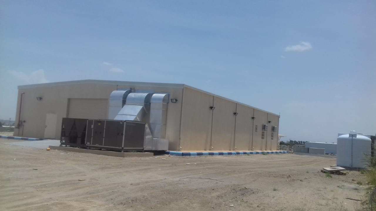 Construction of Warehouses at King Khalid Air Base in the Southern