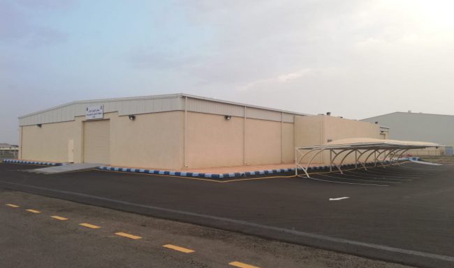 Construction of Warehouses at King Khalid Air Base in the Southern