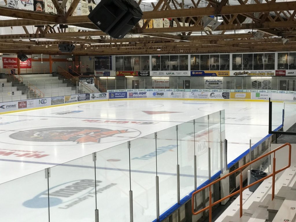 Drumheller Memorial Arena Efficient Lighting MCCAC