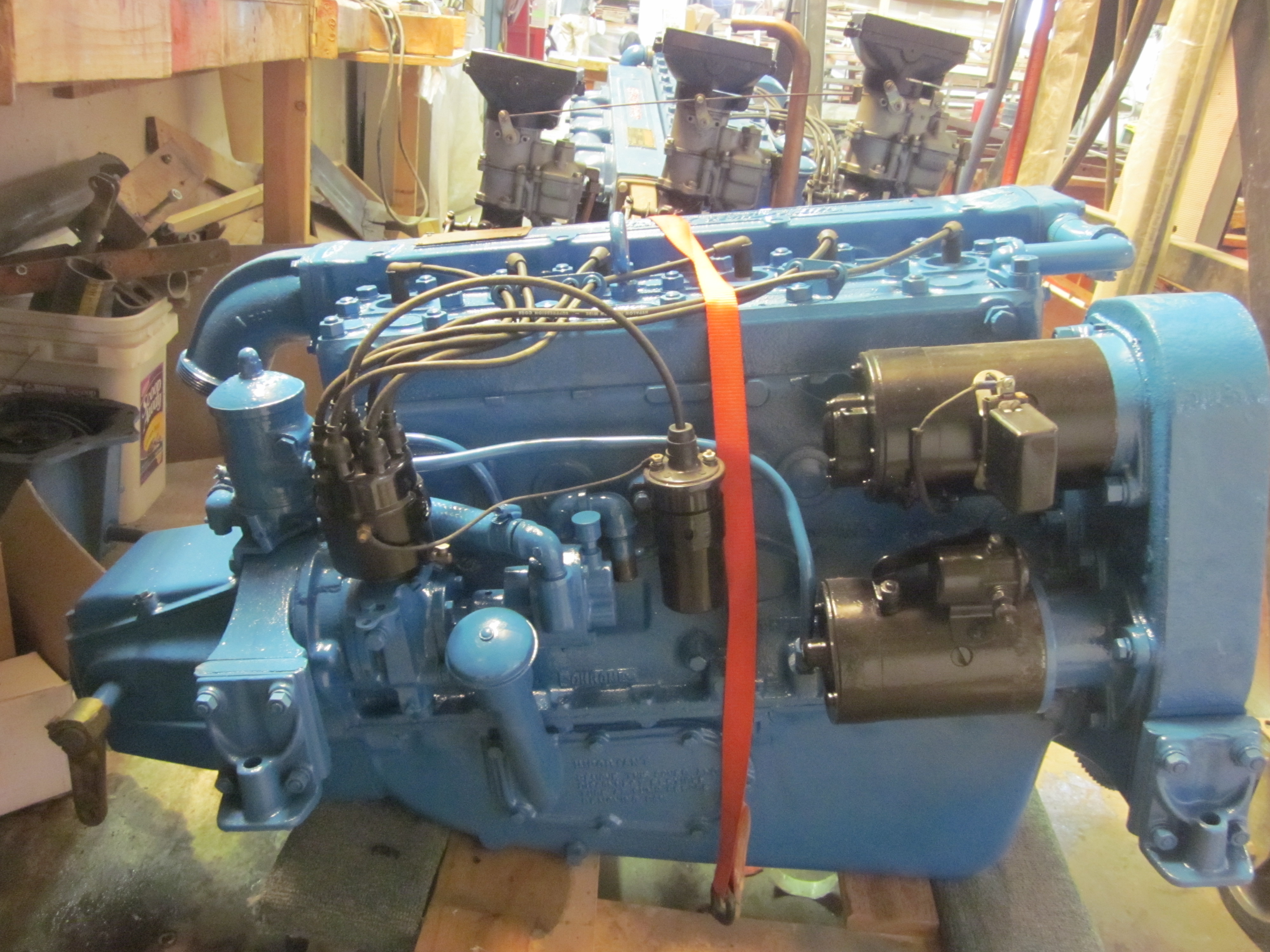 Chris Craft Hercules KBL 6 Cyl. Tri Carburetor 1956 MCCALL BOAT WORKS