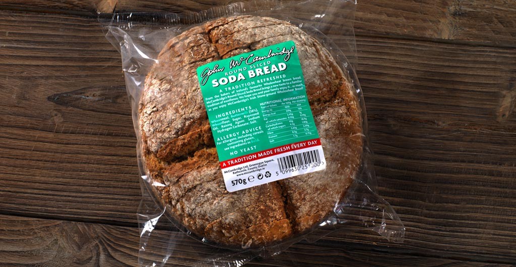 McCambridge Bread Irish traditional, glutenfree and