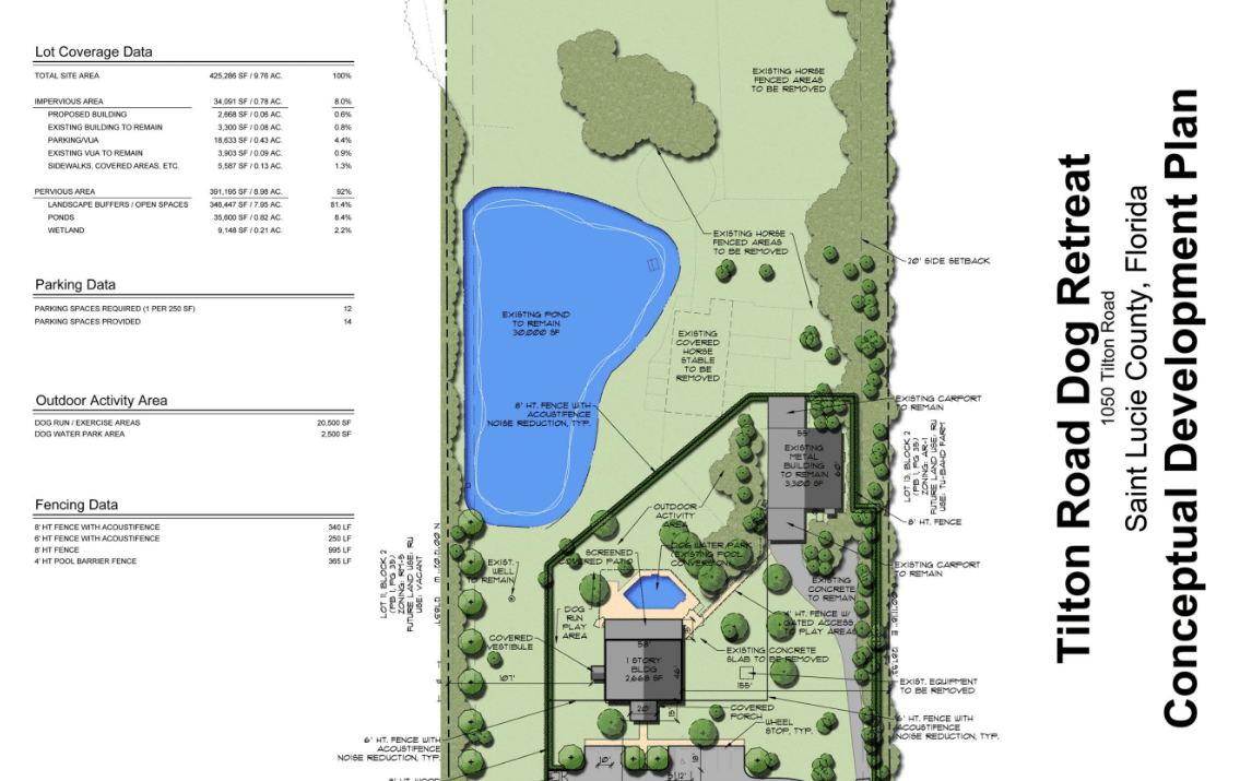 Tilton Road Dog Retreat McCarty & Associates Land Planning and Design