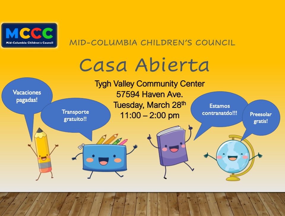 Tygh Valley Community Center Open House MCCC