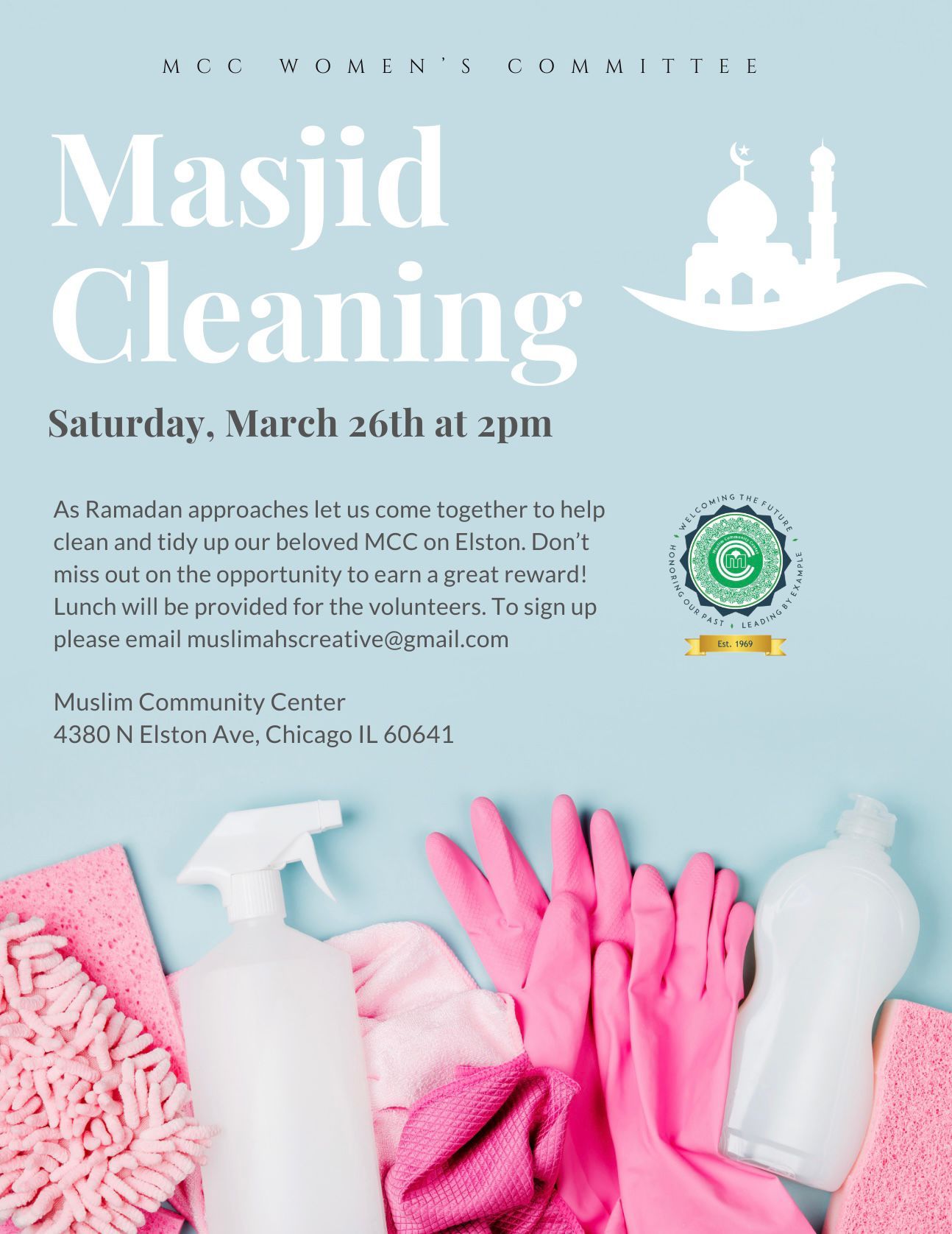Masjid Cleaning Muslim Community Center